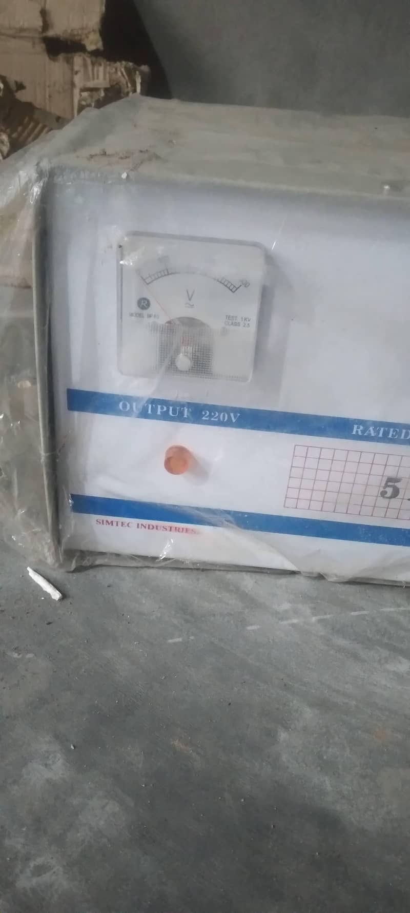 simtac 5 kv voltage regulator automatic servo motor control. 2