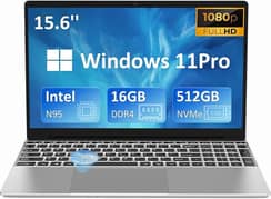 Auusda laptop computer with 16gb ddr4 ram & 512gb