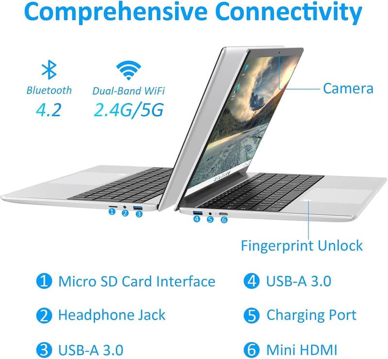 Auusda laptop computer with 16gb ddr4 ram & 512gb 3