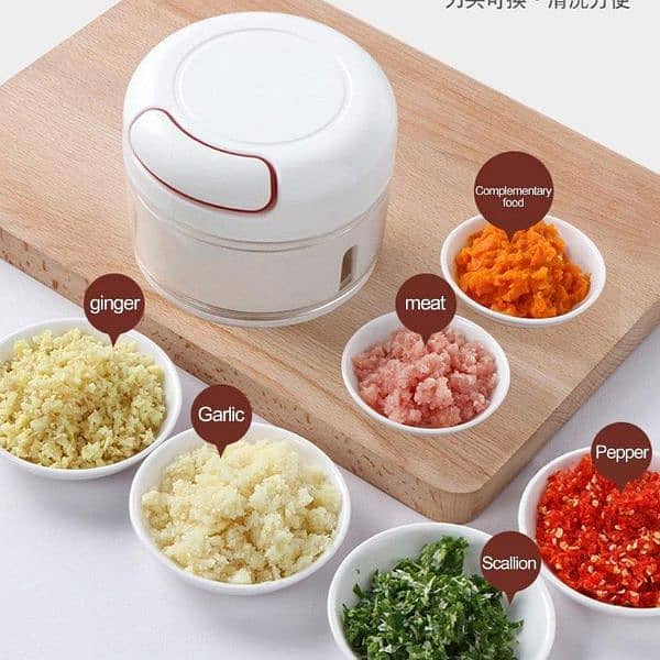 Hand-Pull Manual Food Chopper 1