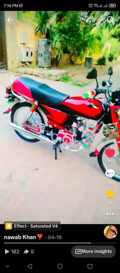 Union 70cc bike excellent condition