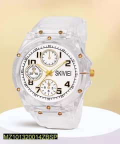 Transparent Analog Watch For Boys free
