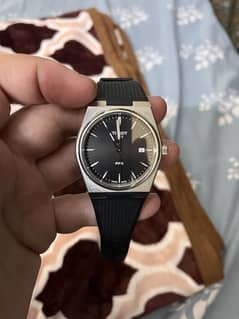 Tissot PRX Quartz , Black dial with rubber strap (original factory)