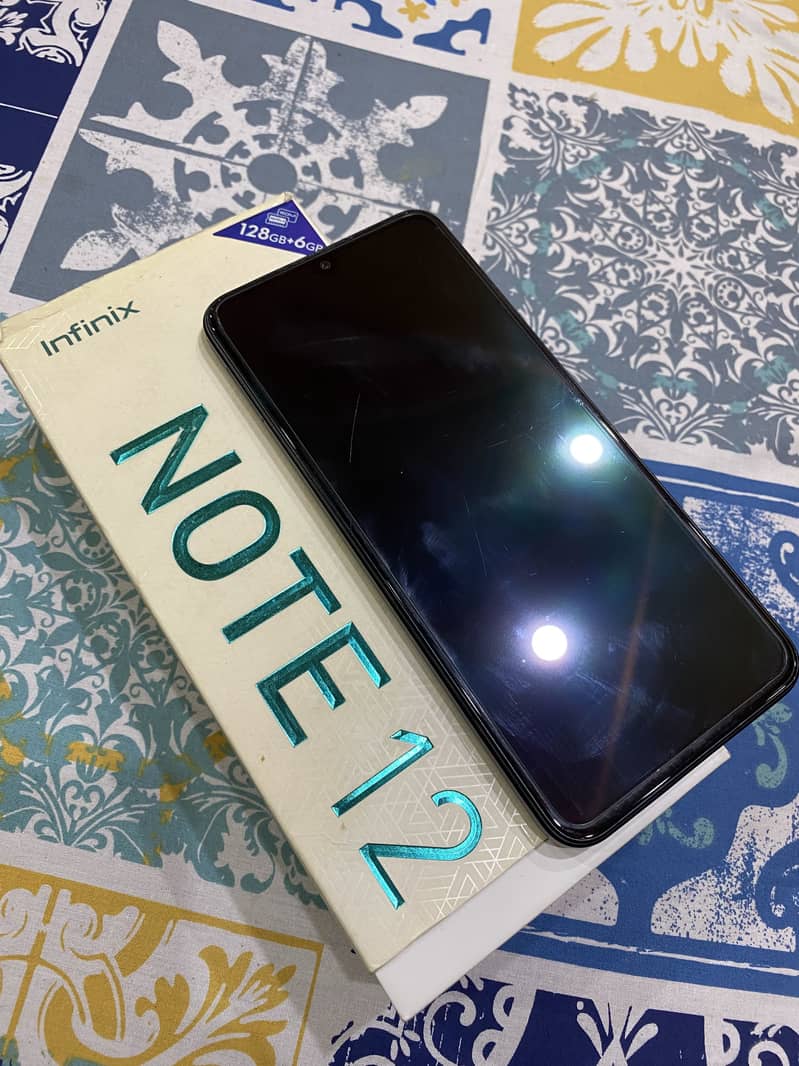 Infinix note 12 all okay home use mobile condition 10/9.5 inbox me 0