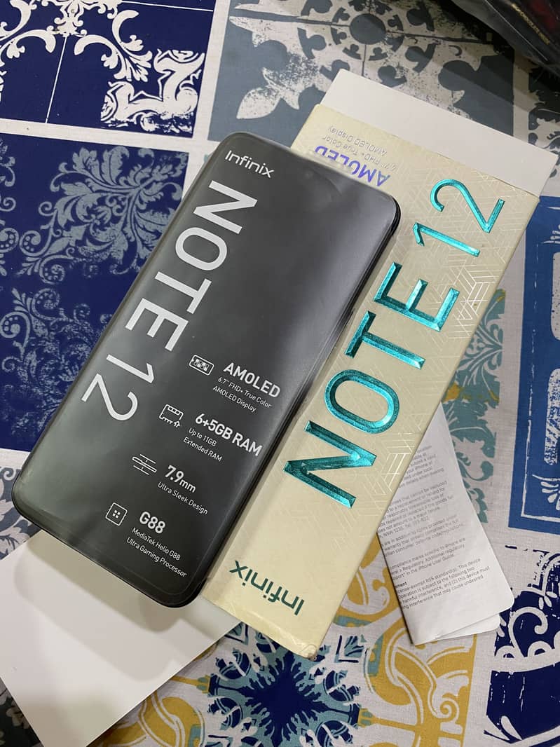 Infinix note 12 all okay home use mobile condition 10/9.5 inbox me 7