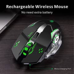 Wireless Gaming Mouse|Rechargeable USB Port C