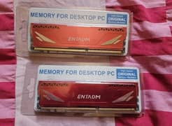 Ddr3 16000 8gbx2  Ram For Sale With cooling Pad