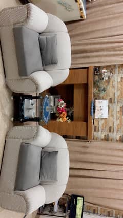 1 x 1 two one seater Sofas
