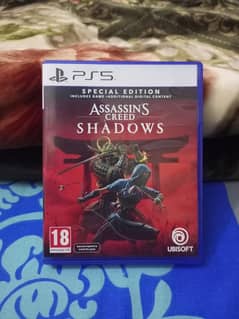 Assassin's Creed Shadows Special Playstation 5 PS5 Video Game DVD Disc