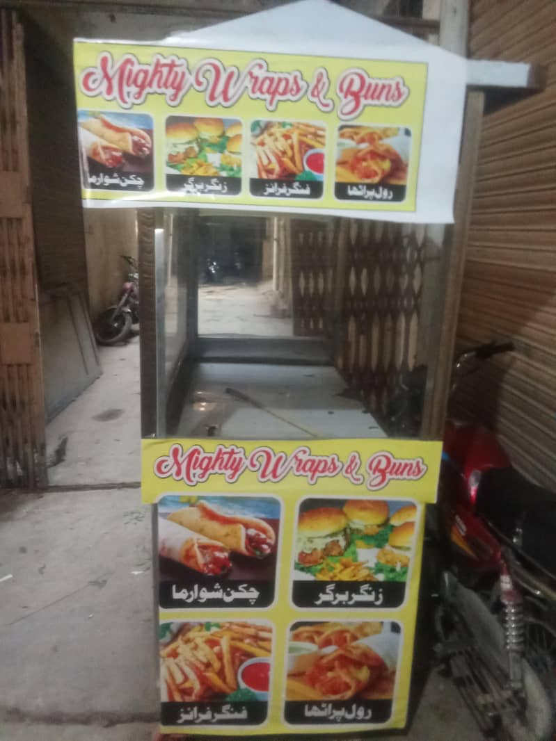 stall counter & hardplate shawarma machine include 0