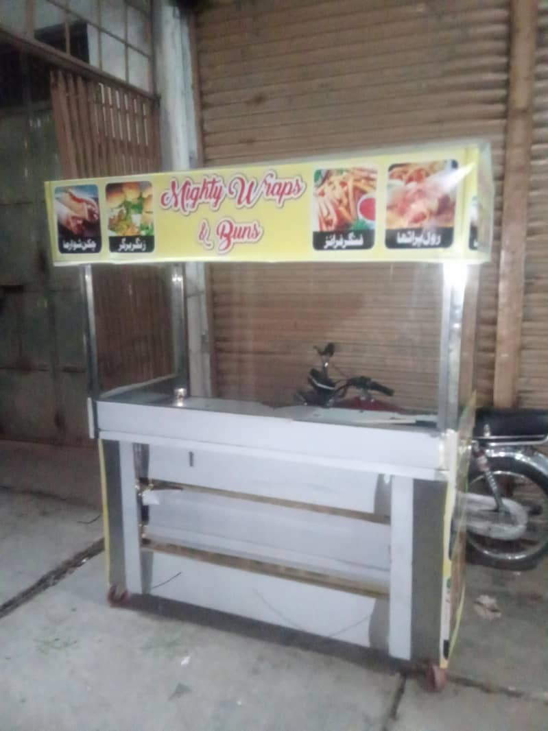 stall counter & hardplate shawarma machine include 1