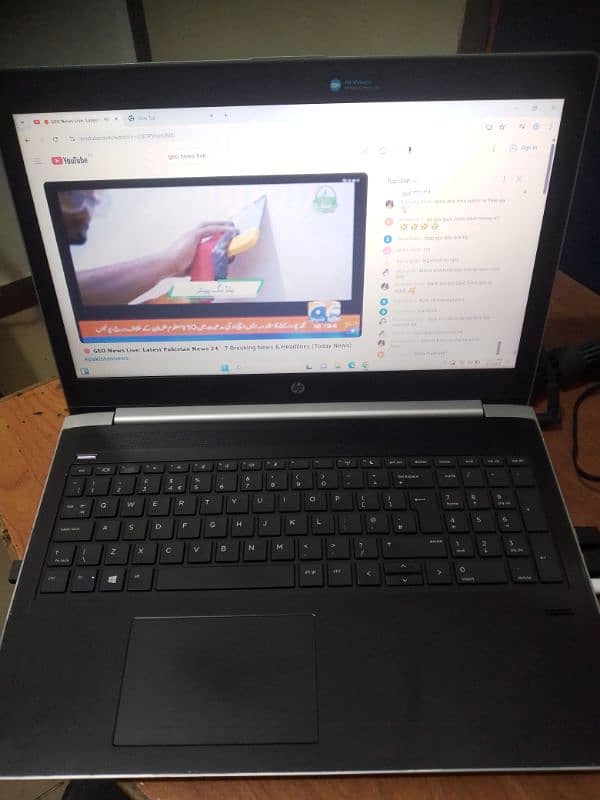 hp probook core i5 8gen 8gb ddr4 ram 256 ssd with numpad 2
