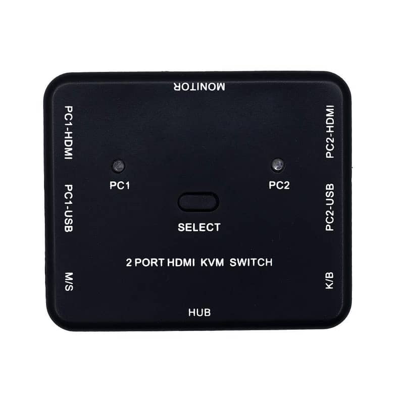 2 Port HDMI Switcher 2 Port USB KVM Switch 2 in 1 Out HD Switch 0