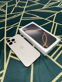 Iphone 16pro max HK Non PTA 256Gb dessert titanium