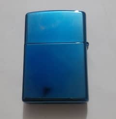 Metallic Blue Vintage ZIPPO CIGARETTE LIGHTER