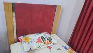 Bed set with side sitting boards (wooden)