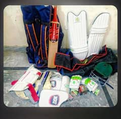  ULTIMATE CRICKET KIT  BUNDLE : GREY Nicolls bat + 4 bat covers etc.