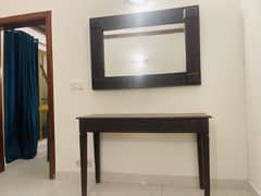 Antique Solid wood Console table with mirror designer built