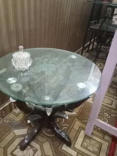 Glass Tables purely Wood
