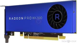 AMD RADEON PRO  WX 2100 BEST FOR VIDEO EDITING