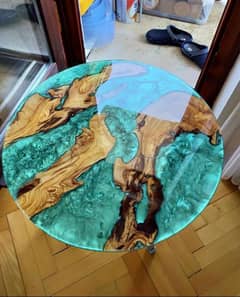 Resin Art Table in Multan/Epoxy Resin Table in Multan