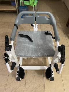 Bathroom wheel chair for disabled and oldage patients