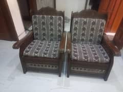 sofa set with coushions and centre table