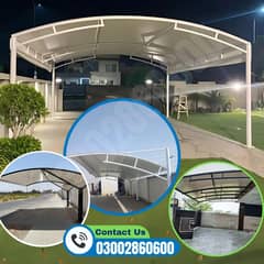 parking shed, car porch, tensile shed, fiber shade, fiberglass