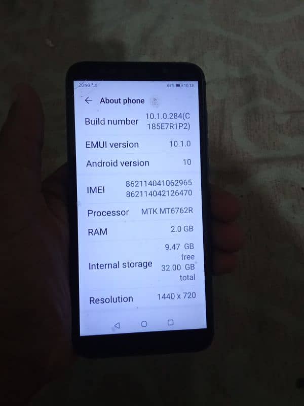 huawei y5p all ok not open guarantee box and all item available 1