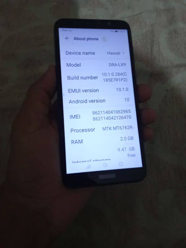 huawei y5p all ok not open guarantee box and all item available 5