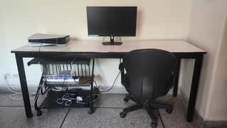 Large gaming console table and TV trolley for 7000 Rs.