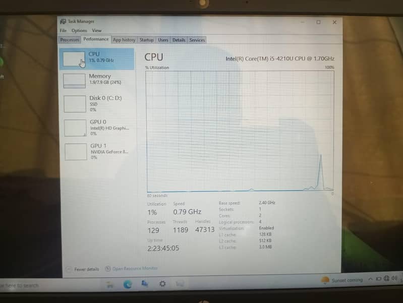 HP Notebook 15 core i5 4th Gen: 2 GB Nvidia Graphics 8