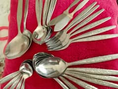 stainless steel spoons