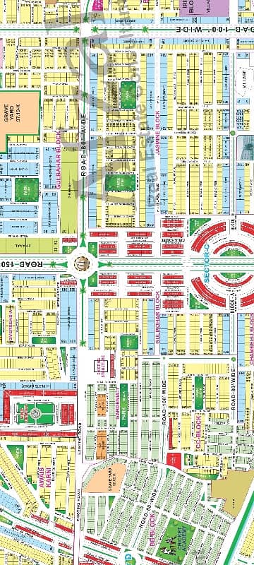 1 Kanal Plot For Sale In Jasmine Block Sector C Builder Location 2
