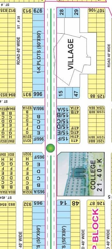 1 Kanal Plot For Sale In Jasmine Block Sector C Builder Location 5