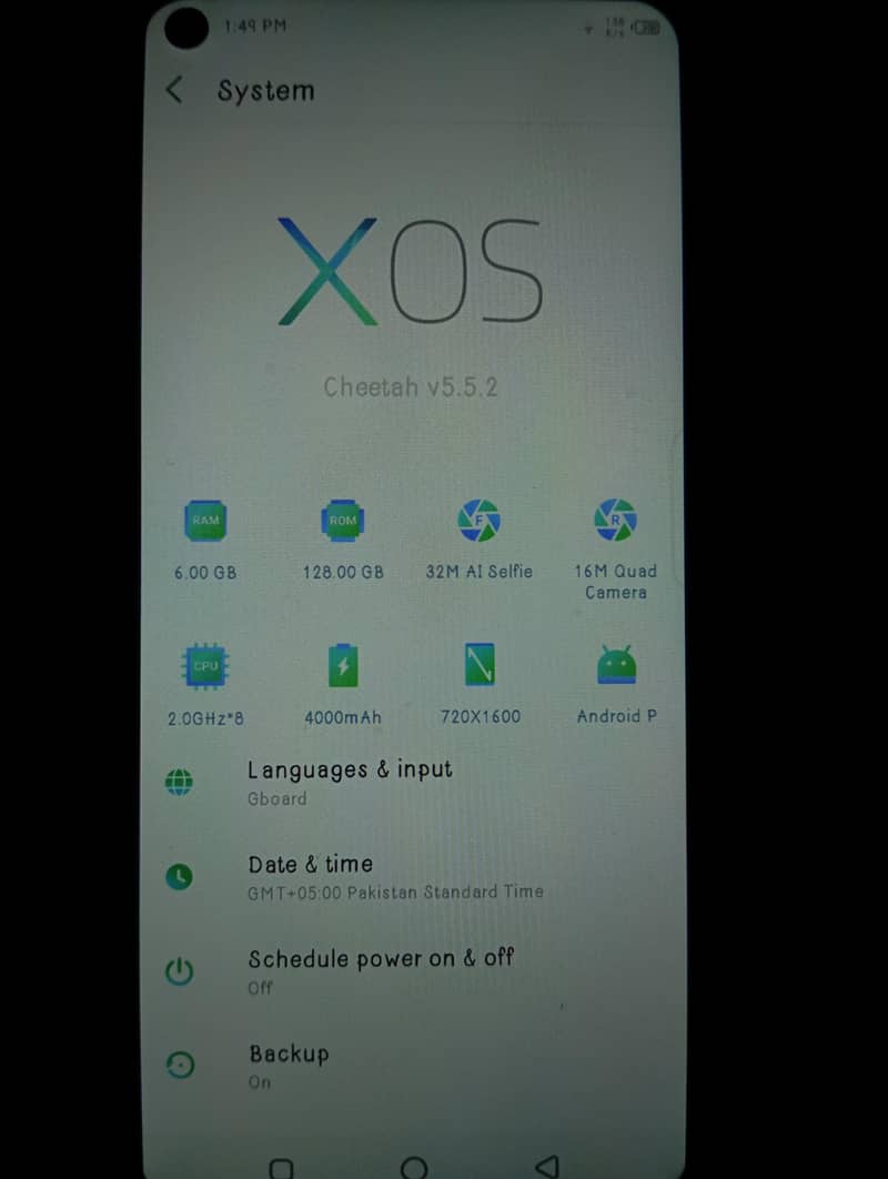 Infinix S6 9