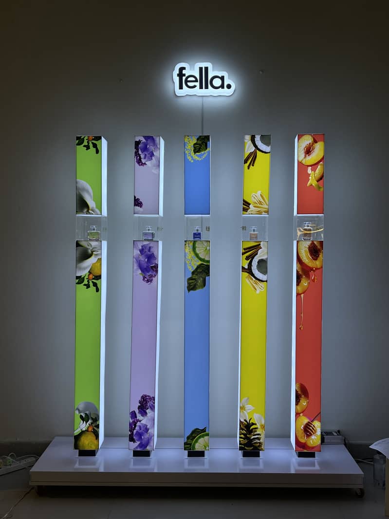 Retail VM Display Stand for Perfumes/Skincare – Custom Built 1