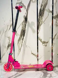 Scooty For Kids - 3 wheel Foldable Personal mini scooter -led Light