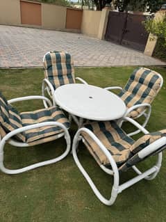 Lawn Chairs and Table
