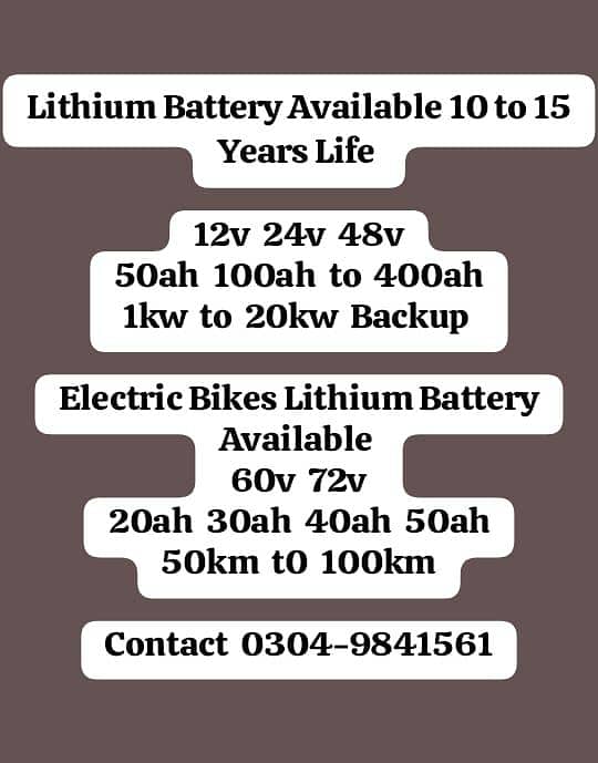 lithium battery 24v 100ah 2.5kw power wall what's up 0304-9841561 2