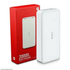 Power Bank, 20,000 mah with 18 watt fast charging
