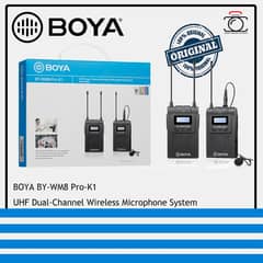  BOYA BY-WM8 PRO-K1 Dual Wireless Microphone System