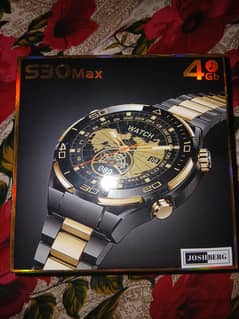 S30 max Smartwatch with box,,charger and extra belt.