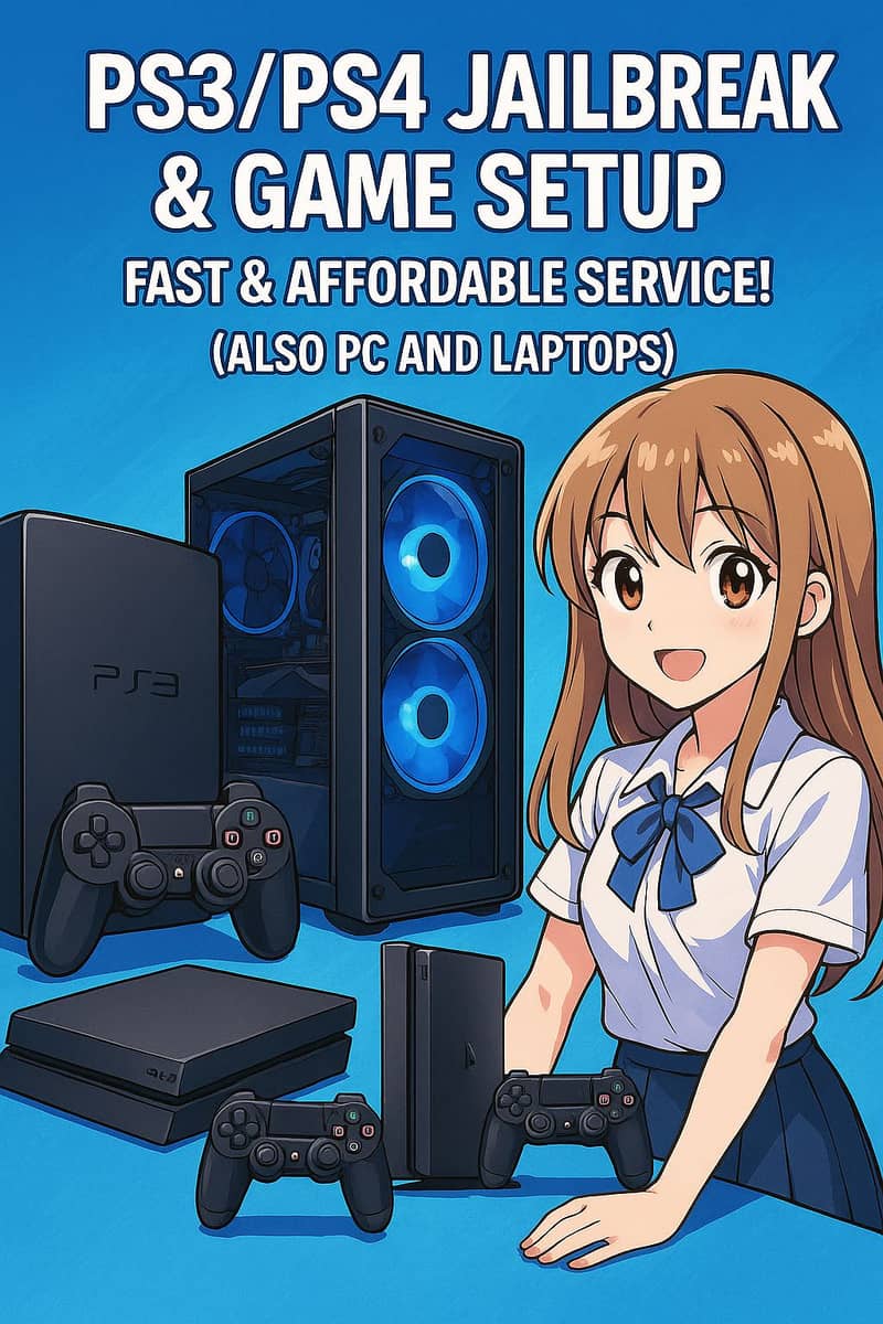 PS3/PS4 Jailbreak & Game Setup | Fast & Affordable Service! 1