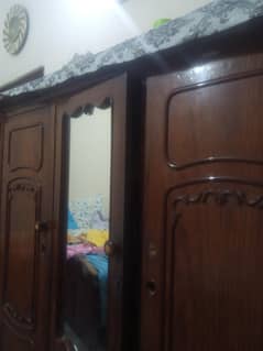 Three door wardrobe