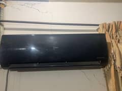 black 1.5 ton Haier inverter