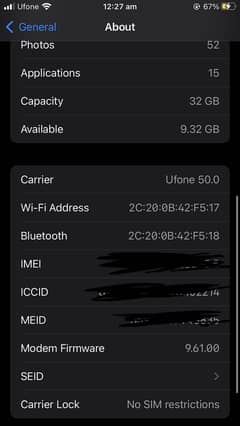 iPhone 7 non pta FU