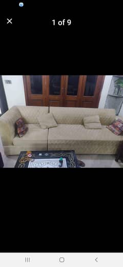 7 seater L shaped sofa
