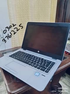 16GB Ram,  Imported Laptop HP 840 G3 Silver, Core i7 6th Generation