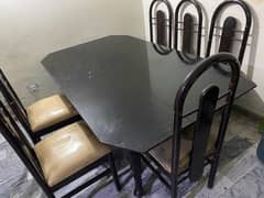 Dinning table with 6 chairs